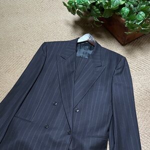 Giorgio Armani Charcoal Pinstripe Suit